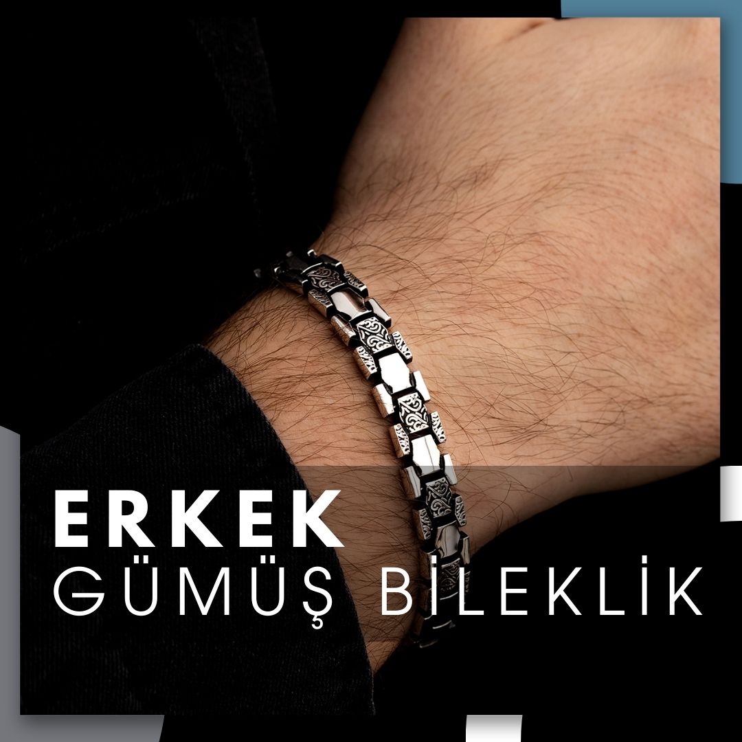 Erkek Gümüş Bileklik