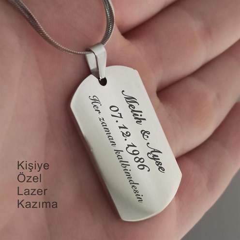 Parlak%20Paslanmaz%20Çelik%20Dogtag%20İsim%20Yazılan%20Asker%20Künyesi%20Kolye%205mm